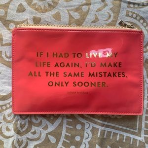 Kate spade makeup bag- small